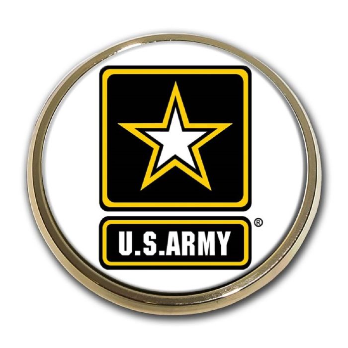US Army of One Seal Metal Auto Emblem 