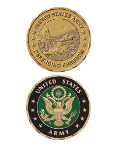 U.S. Army Defending Freedom Challenge Coin *USA Made!
