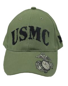 U.S. Marine Corps EGA USMC OD Green Baseball Cap