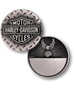 Harley Davidson Live to Ride Stylized Derby ~1.75oz Silver Challenge Coin 