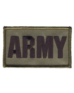 ARMY - 2" x 3" Hook & Loop 2 Piece OD Green Patch