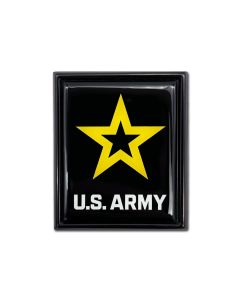 U.S. Army Star Black Metal Auto Emblem