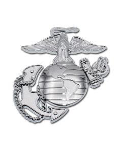 U.S. Marine Corps Premium EGA All Chrome 3.25” x 3” Auto Emblem